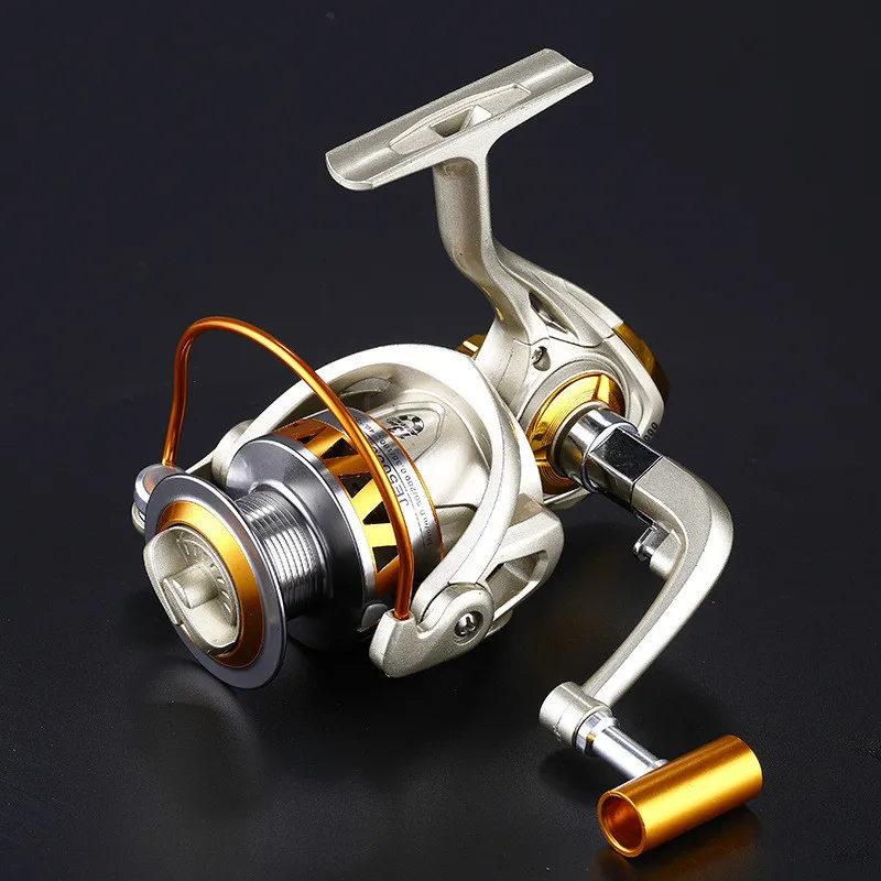 

JE2000-7000 Series Metal Fishing Spinning Reel 5.2: 1 Reel For Carp Fishing Reel 13 BB For Catching Catfish Reel Stream