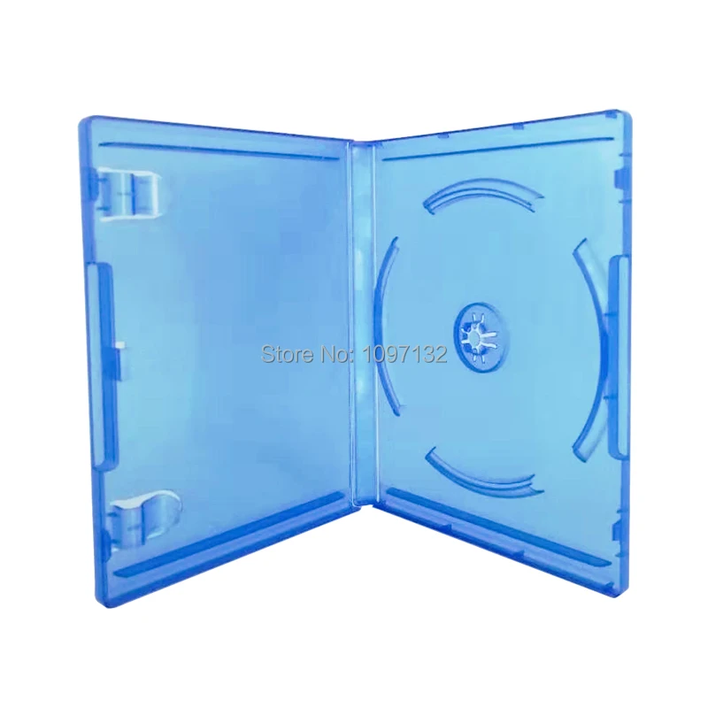 30pcs/lot Blue Replacement Empty Blu Ray CD DVD Game Case For Sony