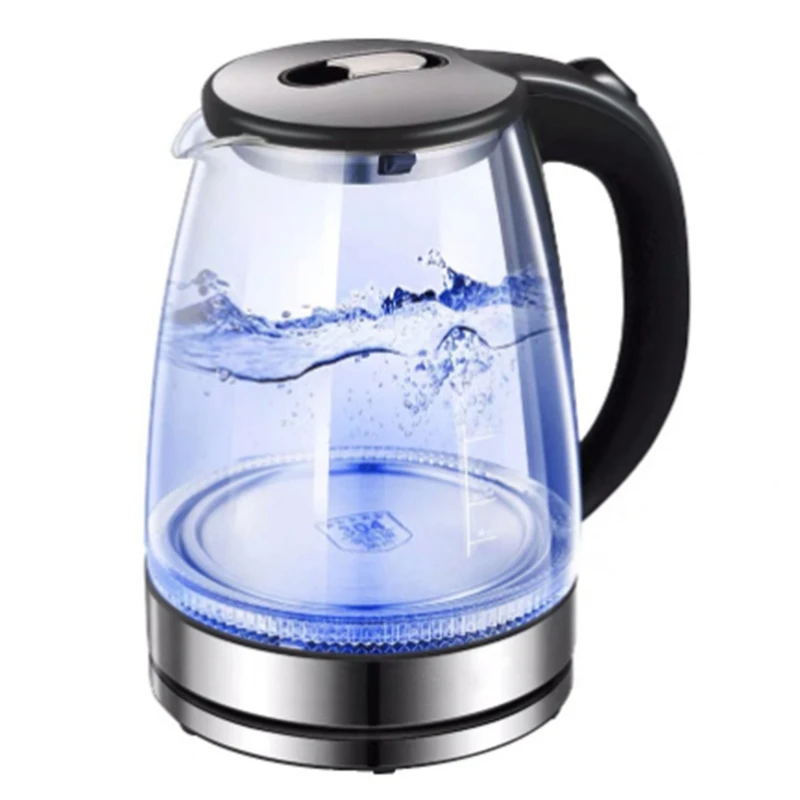 Electric-Kettle Kitchen-Appliances Glass Household Stainless-Steel Off-Automatically