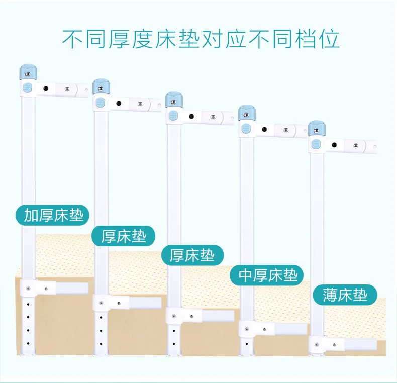 Детский манеж вертикальное подъемное ограждение для кровати Детские Безопасные ворота Регулируемый барьер Детская безопасность забор детская кроватка
