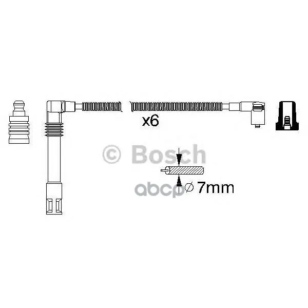 К-Т В/В Проводов 0986356321 Bosch арт. 0986356321