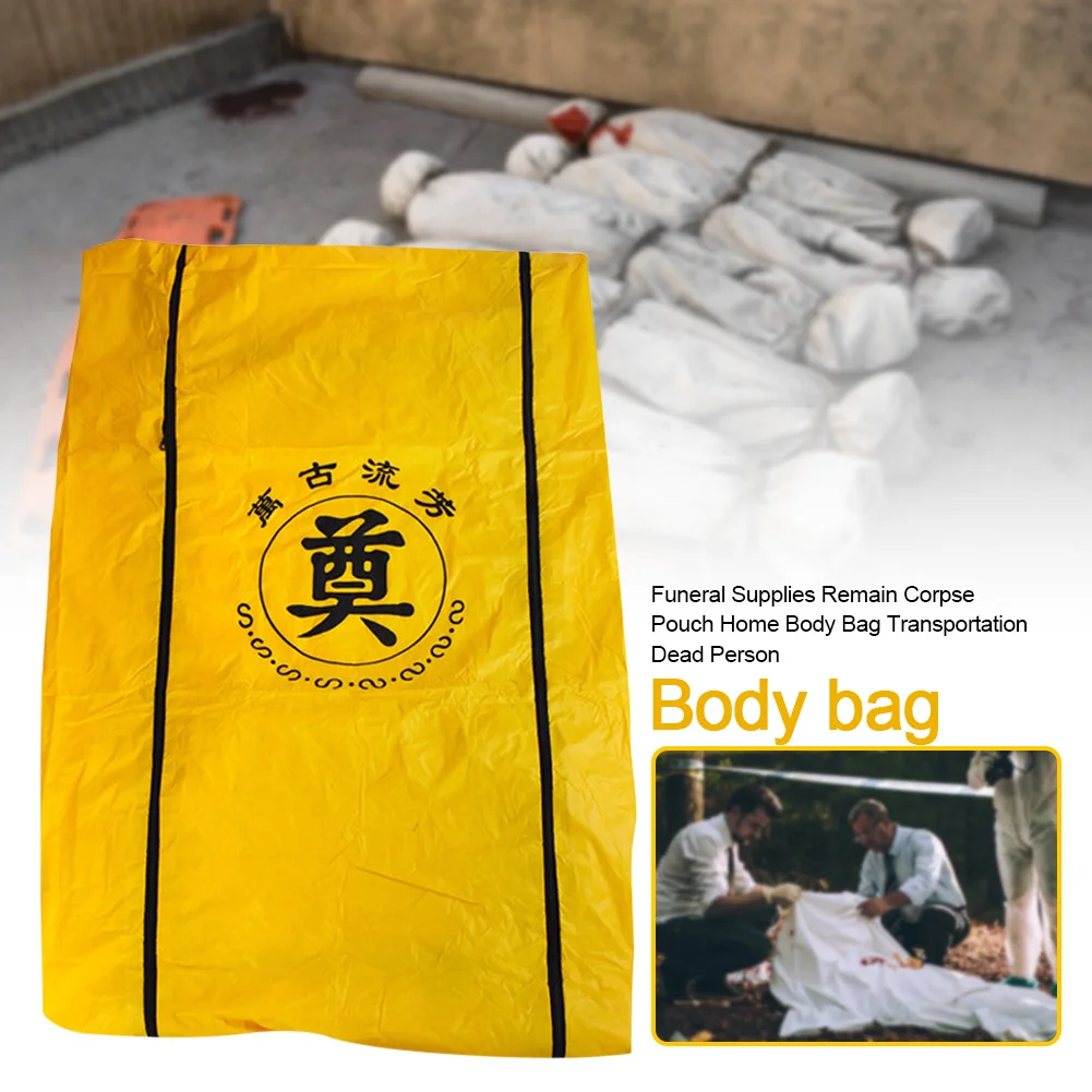 

Funeral Supplies Remain Corpse Pouch Home Body Bag Transportation Dead Person fast shipping