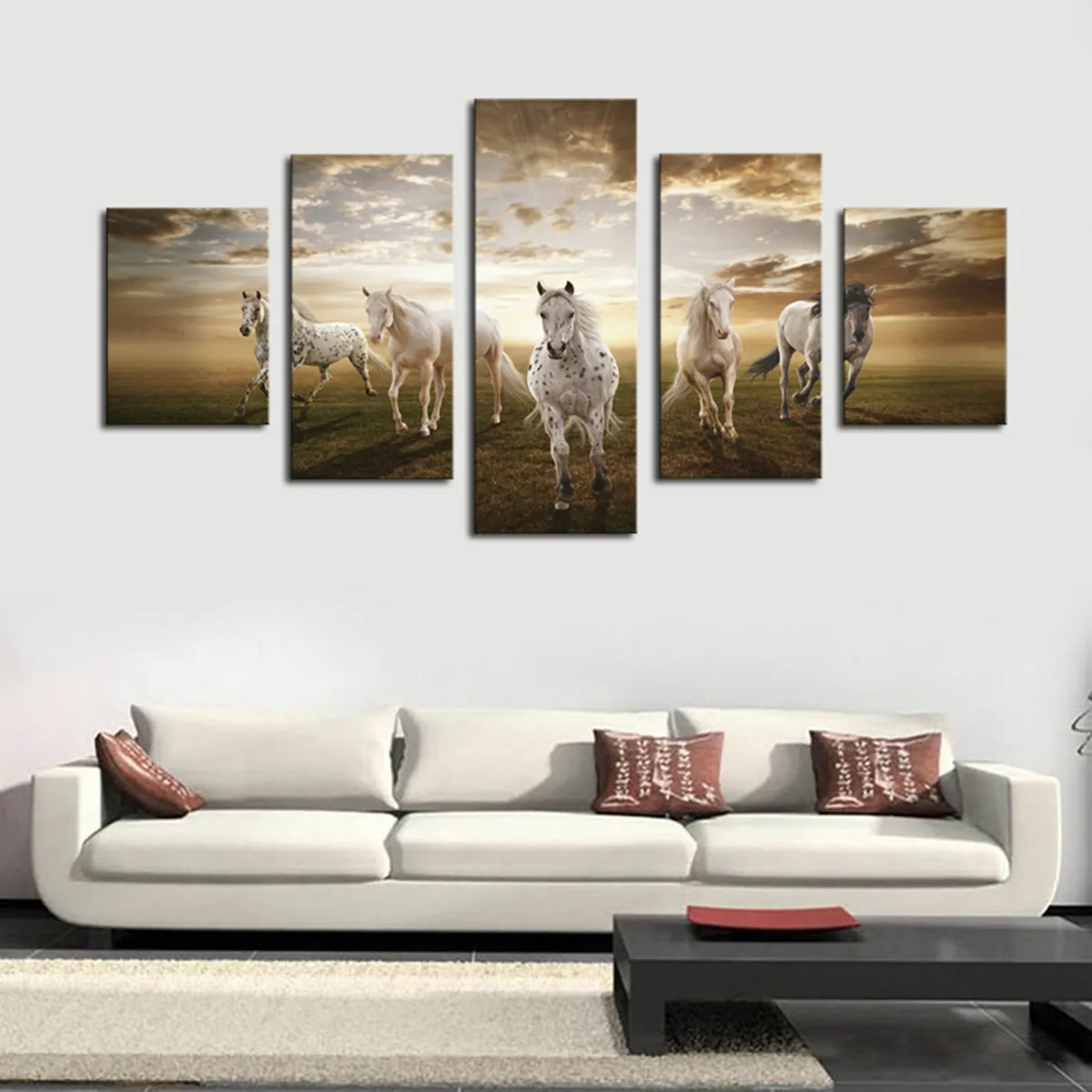 

Wish Hanging Painting Europe And America Hot Selling Bedroom Oil Painting Horse Decoration Lazada Hot Selling Painting Art Decor
