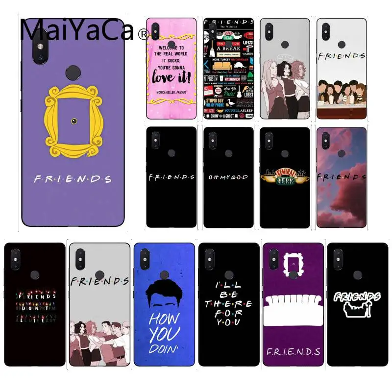 MaiYaCa Teman Televisi Warna-warni Lucu Ponsel Case untuk XiaoMi 6 MIX2 8SE K20 REDMI 5A NOTE4X 7 6A Ponsel