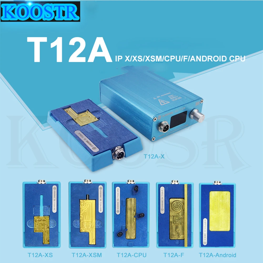 SS-T12A нагревательная станция для IPhone 6 7 8 X XS MAX Материнская плата Процессор паяльная станция с различными материнскими платами нагревательный паз
