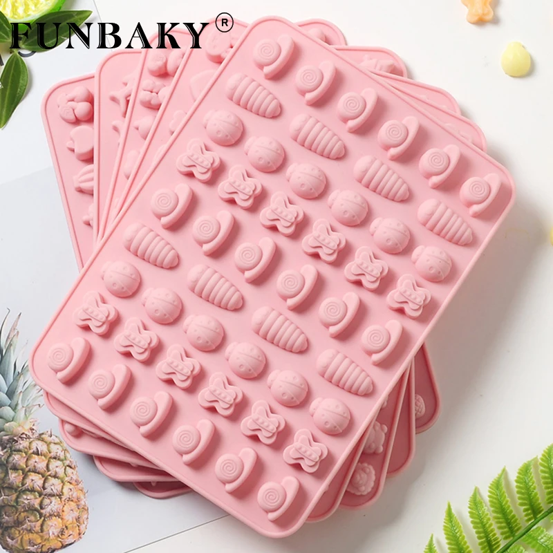 FUNBAKY детский день DIY силиконовая форма бабочки улитки в форме насекомого формочки