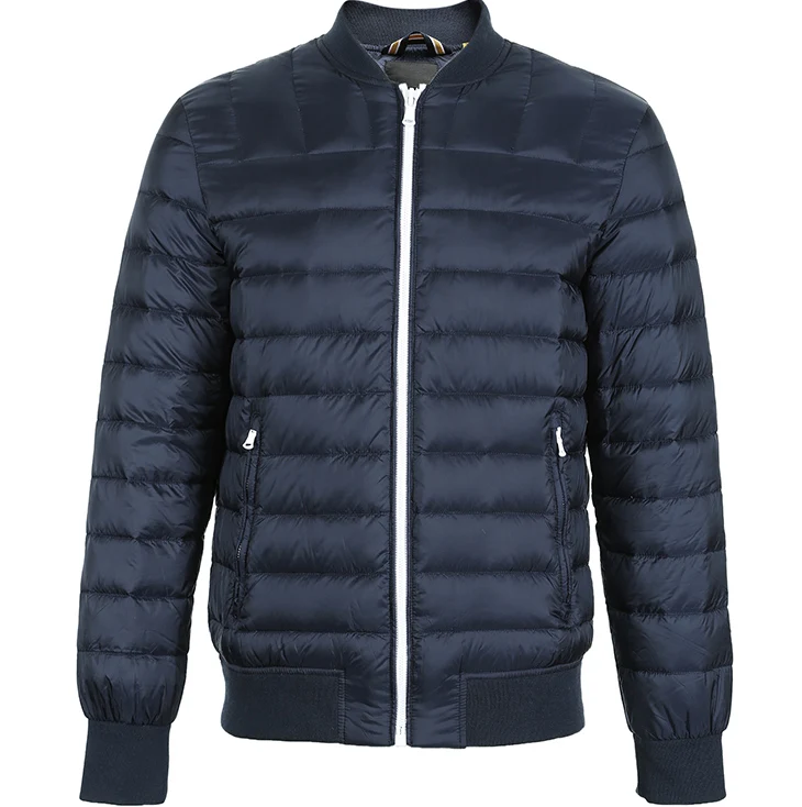 Отборные мужские зимние куртки ультра тонкий пуховик пальто | 418412531