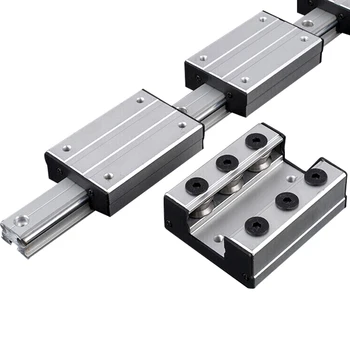 Frees hipping 1pcs External dual-axis linear guide slider LGD6 linear rail or LGB6 linear guide slider for CNC linear rail 9mm for linear guide mgn9 550mm l 550mm for linear rail way mgn9c or mgn9h for long linear carriage for cnc x y z axis