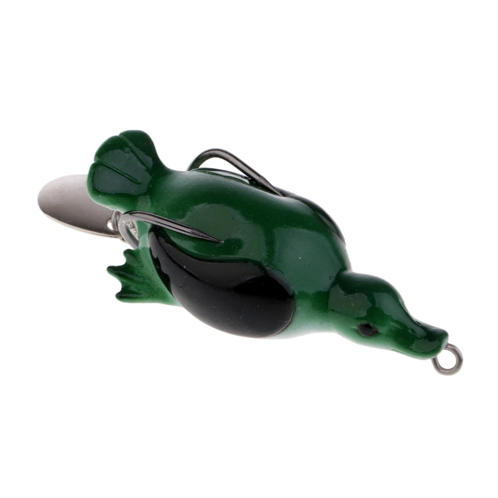 1 Piece 7cm 3D Eyes Little Duck Soft Fishing Lure Silicone Crankbaits Strong Fish Attracting Accessories