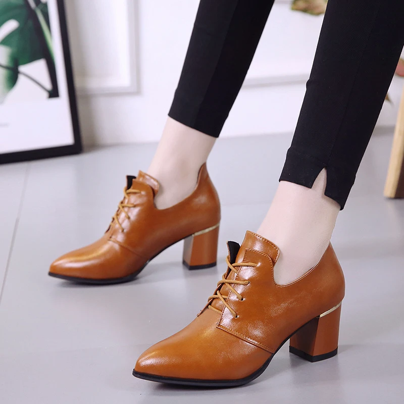 

Hot Sale Spring/autumn Woman Sexy Heel Thin Heels Waterproof Fashion Pumps High Heels Pointed Toe Female Shoe U14-80