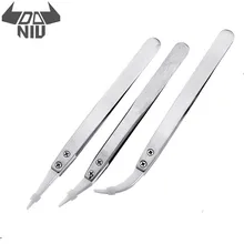 DANIU Термостойкие антистатические нержавеющая сталь Керамика Пинцет для RDA RBA DIY Vape