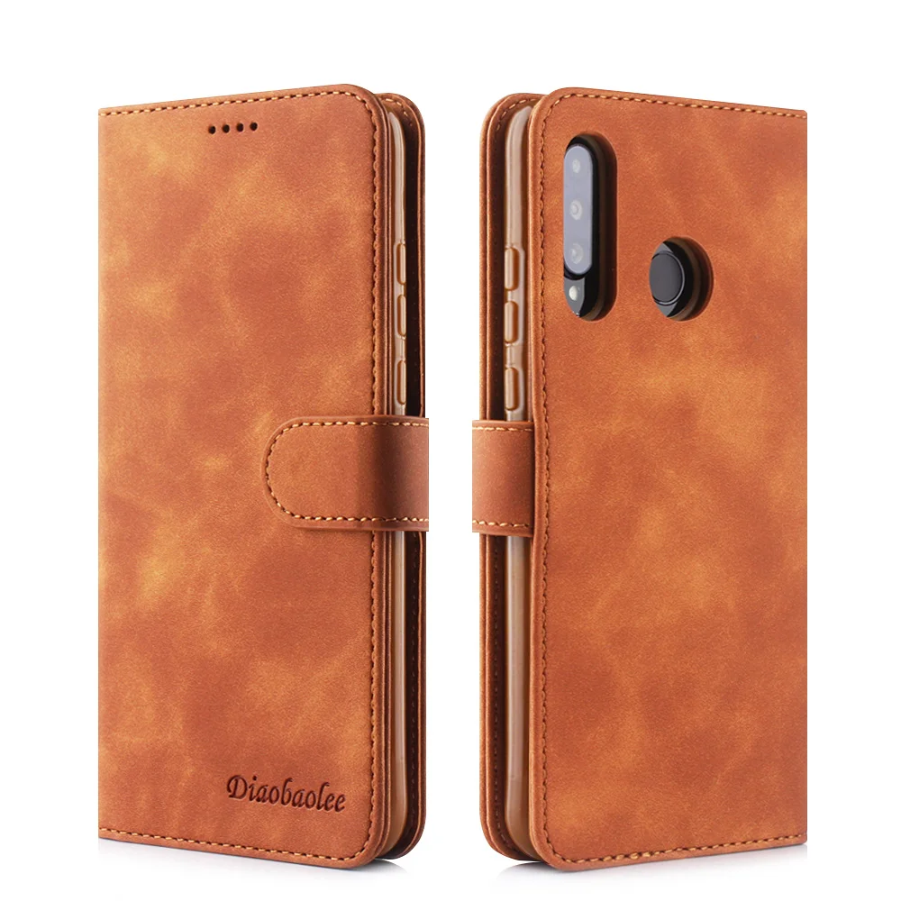 Логотип книга для huawei P20 Lite P30 mate 20 Lite Pro Кожаный чехол роскошный чехол-портмоне P Smart Y7 Y9 держатель фото телефон оболочка