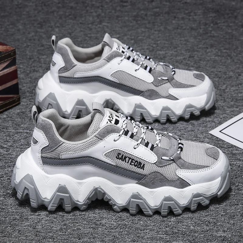 2020 Fashion Men Walking Shoes Men Mesh Shoes Lightweight Comfortable Breathable Walking Sneakers Mens Black Sneakers