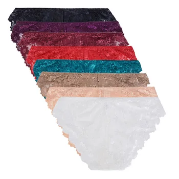 

Sexy Lace Panties Lady Fashion Comfortable Lingerie Tempting Briefs High Quality Women's Underpant Low Waist Intimates Underwear