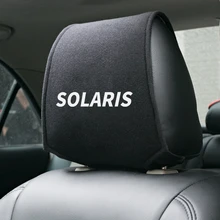 Для hyundai Solaris аксессуары для автомобиля Стайлинг Горячая крышка подголовника автомобиля 1 шт