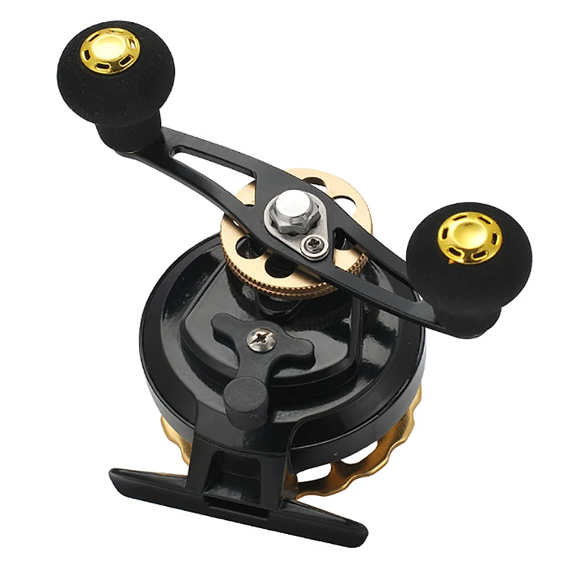 Durable Rafting Fly Fishing Reels Wear-Resistant 3.6:1 Speed Ratio Raft Reel Ice Sea Fishing 6+1BB Fish Wheel Tackle