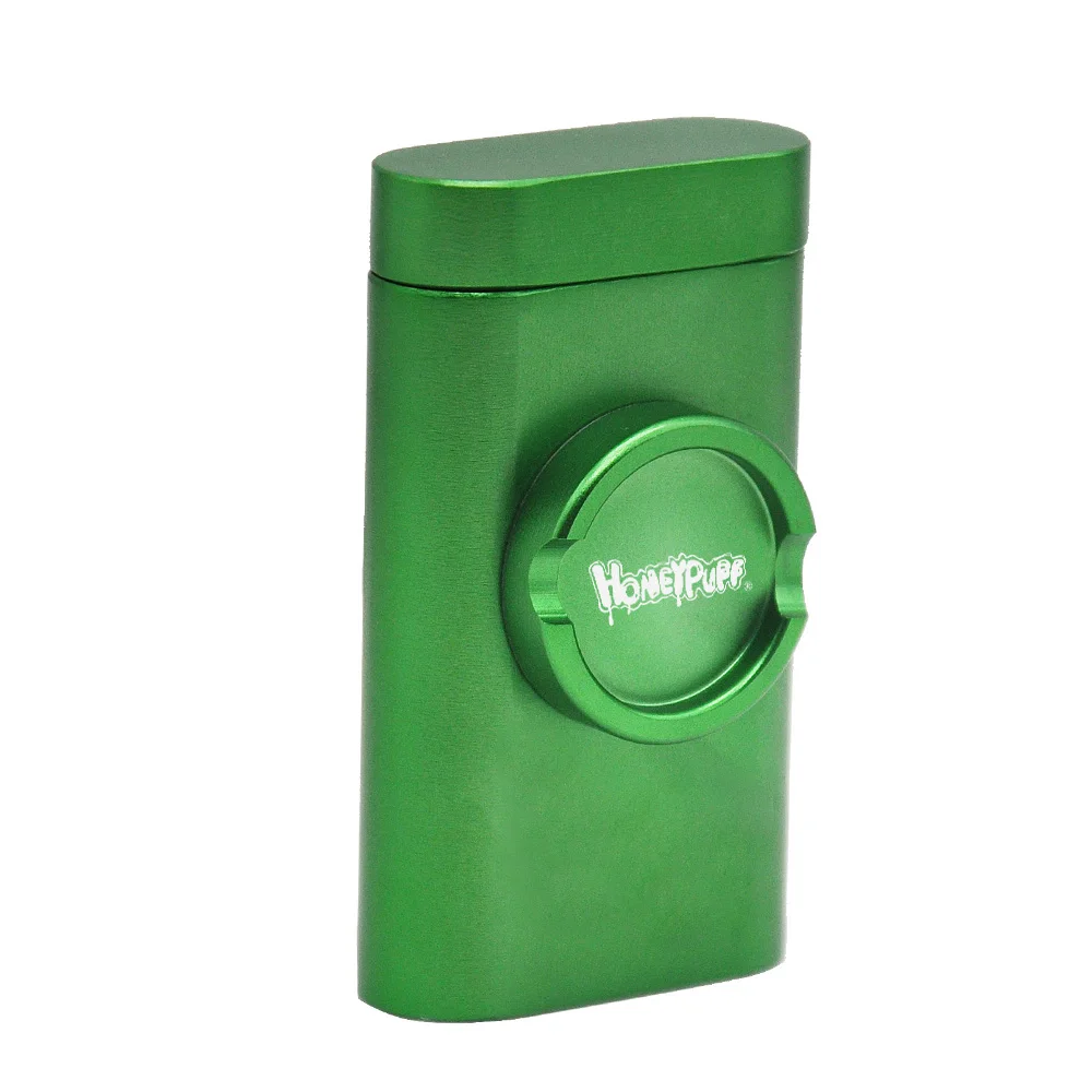 Aluminum Grind Case Pinch Hitter & Grinder Combo Tobacco Grinder Dugout Pipe Case With Storage Room Case Smoking Pipe All In One