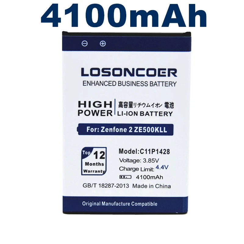 4100 мАч C11P1428 B11P1428 батарея для Asus Zenfone 2 ZenFone2 Laser " ZE500KL ZE500KG Z00ED батарея большой емкости