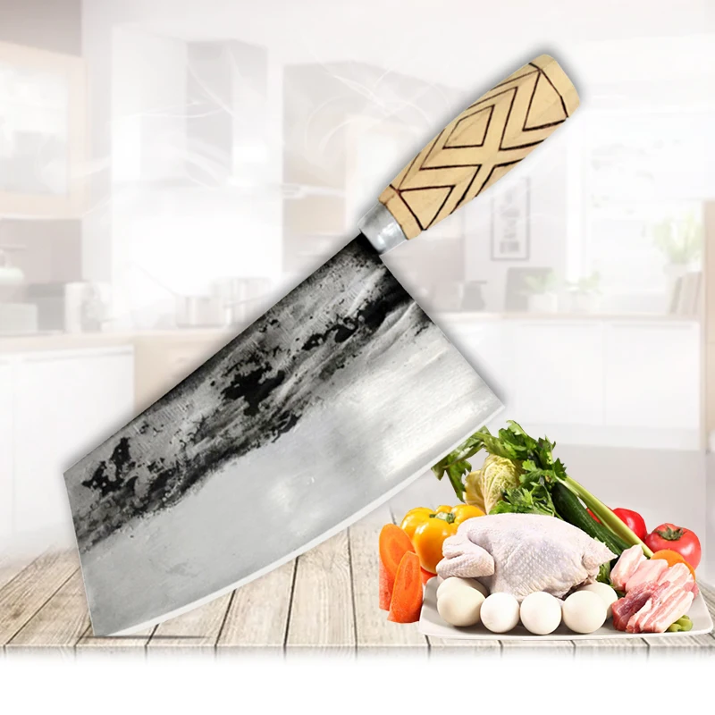 8 дюймов Кухня ножи Приспособления мясо аксессуары Cleaver инструменты ручной работы Ножи шеф-повара Пособия по кулинарии Нержавеющая сталь Ножи