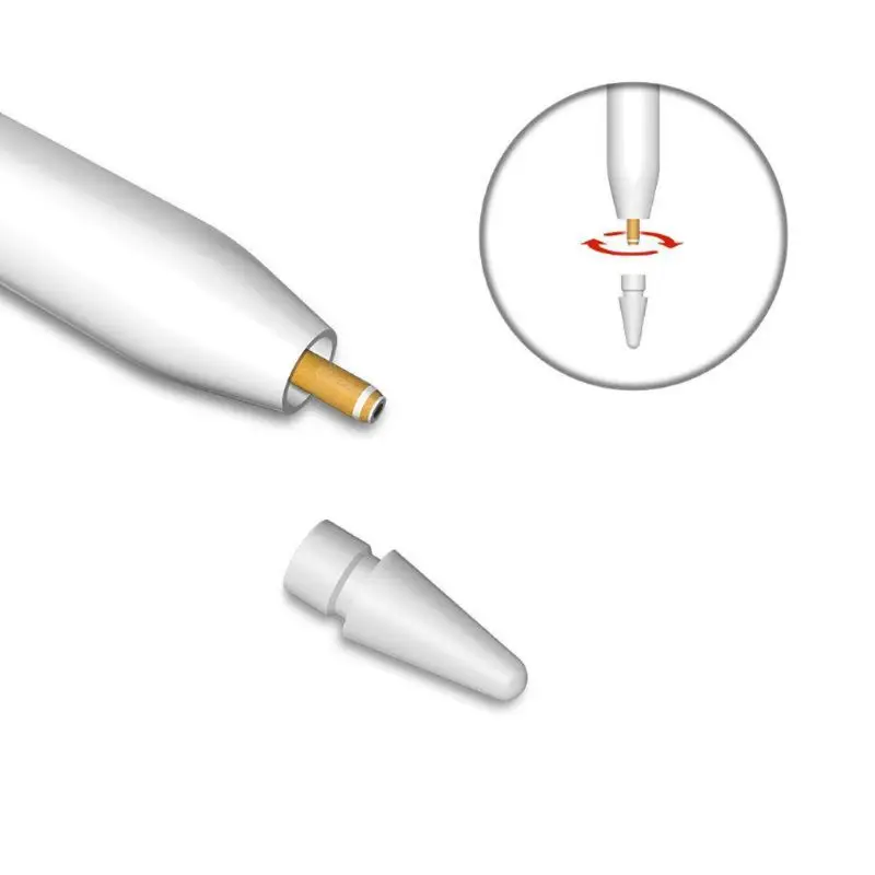 Запасной наконечник для замены на Apple Pencil 1st 2st iPad Pro Stylus ручка тачскрина|Стилусы