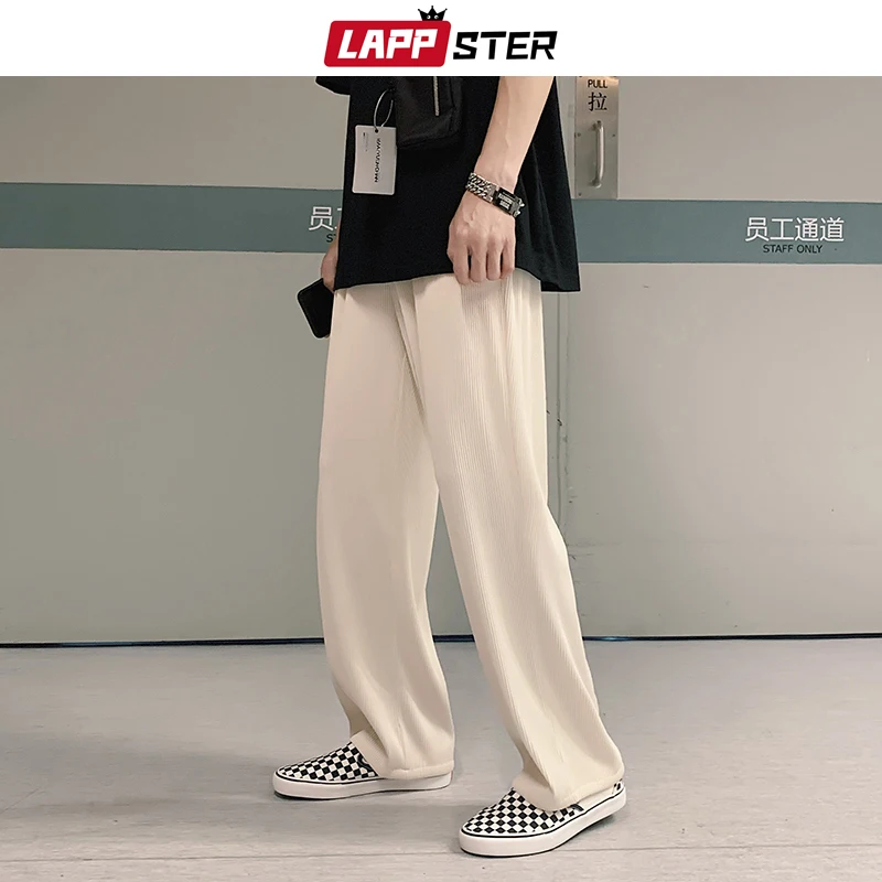 Harem-Pants Casual Joggers Harajuku Loose LAPPSTER Korean Fashions Women Straight Mens