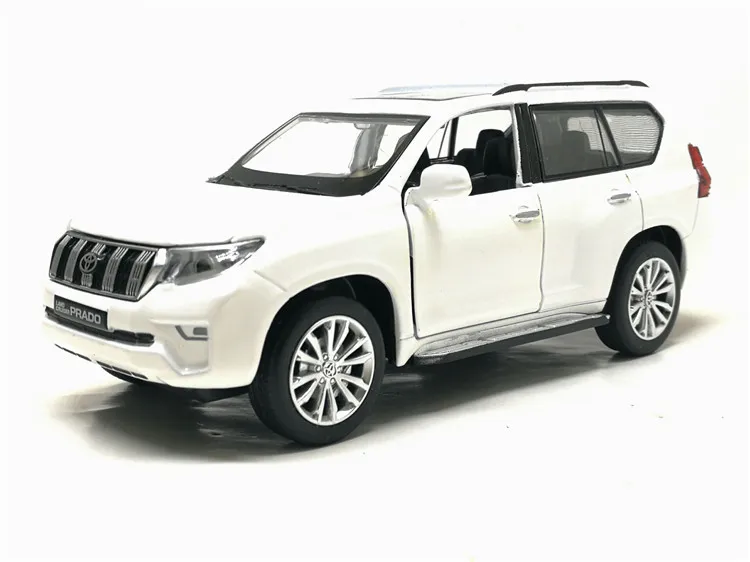 I Высокая симитация 1:32 TOYOTA LAND CRUISER PRADO металлический сплав Модель автомобиля игрушки с вытягиванием назад для детей подарки на день рождения - Цвет: I
