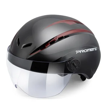 1pcs MTB Road Bike Motorcycles Helmet Bicycle Safety Unisex Windproof Goggles One-piece Molding Breathable Cycling Helmet Riding mounchain lightweight unisex cycling helmet with detachable magnetic goggles aerodynamic helmet for motorcycle bike riding