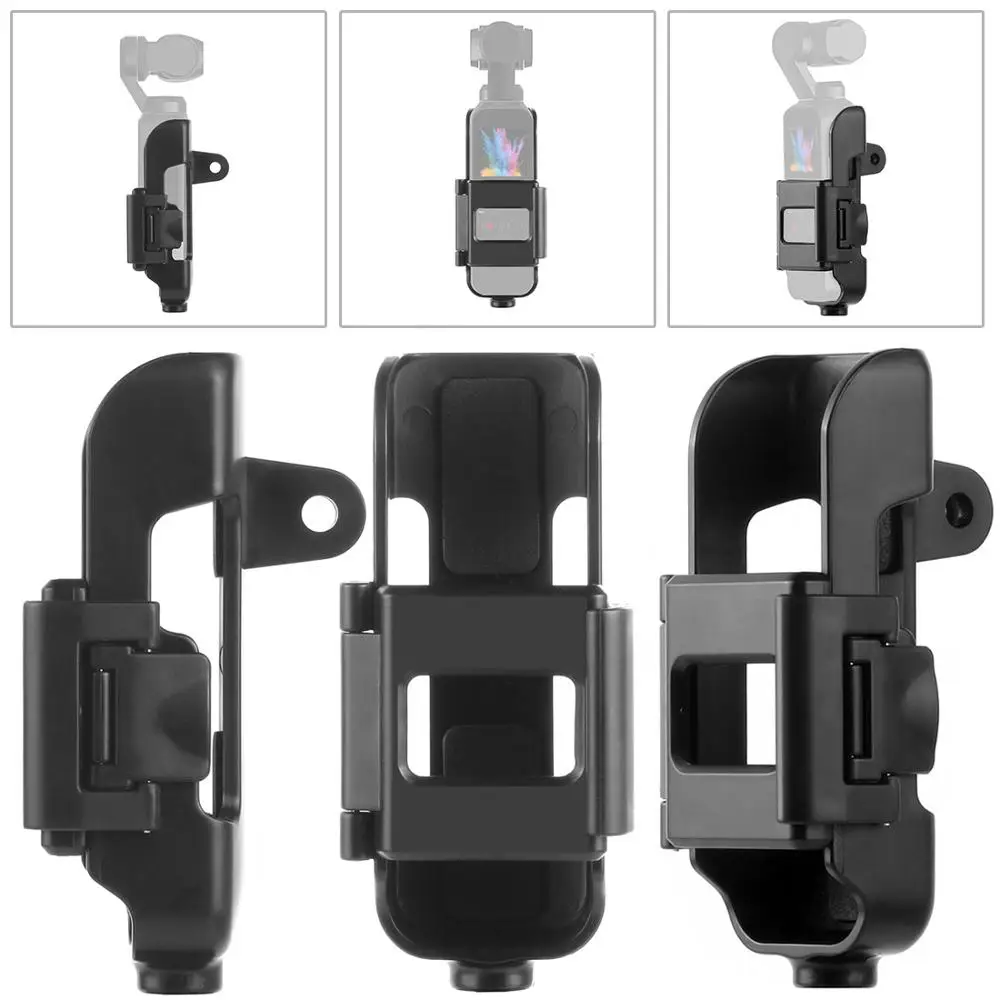 Camera Accessories Action Camera Accessories Handheld Gimbal Accessories BGNing Protective Cover For OSMO Pocket 3 Bracket Frame Housing Shell 1/4" Screw Hole For DJI OSMO Pocket Handheld Gimbal Camera