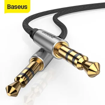 

Baseus Aux Audio Cable 3.5mm Jack Male to Male Audio Cable For Samsung S8 Xiaomi mi8 mi7 mi6 Headphones Car MP3 Player Speaker