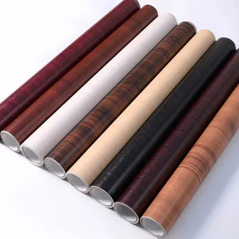

3M Waterproof Wood Vinyl Wallpaper Roll Self Adhesive Contact Paper Doors Cabinet Desktop Modern Furniture Decorative Sticker