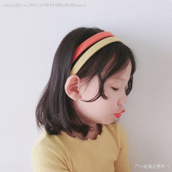 

Hair Bands South Korea Simple Anti-slip Base Children Headband Hair Fixer Girls Color Does Not Damage Headband Young STUDENT'S H