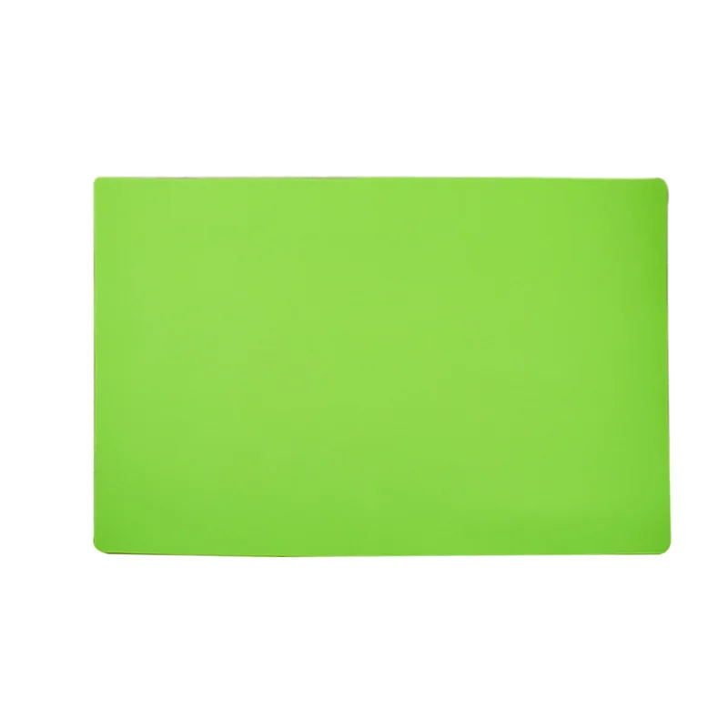 Силиконовый коврик для выпечки кухонная подстилка под тарелку тепловой стойкий антипригарный стол салфетка подставка тесто Кондитерские Силиконовые формы для выпечки коврик - Цвет: Зеленый