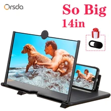 Orsda 14-Inch 3d Telefoon Screen Versterker Hd Ogen Bescherming Display Video Universele Screen Versterker Ondersteuning Alle Smart Phone