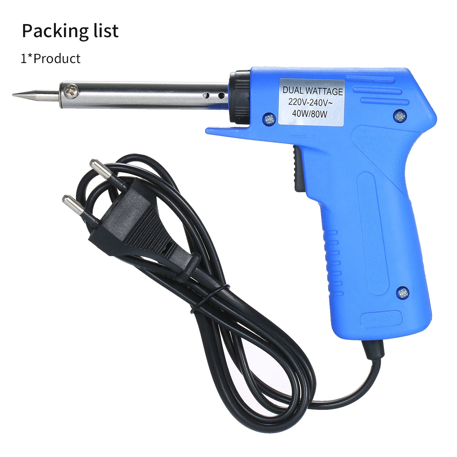 electronics soldering kit Double Power Electric Soldering Iron Gun type Electric Soldering Iron Power Adjustable Soldering Iron Gun 40W/80W Adjustable best soldering iron