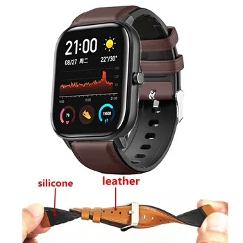 

Silicone Wrist Strap for Xiaomi Huami Amazfit GTR 42MM GTS Bracelet Accessories on My Xiomi Mi Smart Watch Band Leather Straps