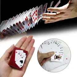 Бумажный мини-Покер Украшение дома покер черный/красный открытый азартные игры 5,3*3,8*2 см подарки карты кукольный домик мини-покер карты