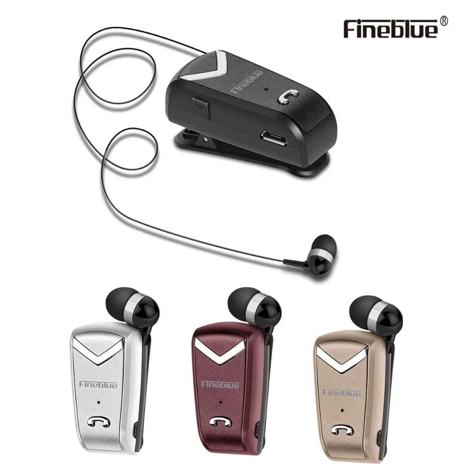 Беспроводная деловая Bluetooth-гарнитура Fineblue F-V2 беспроводные музыкальные наушники