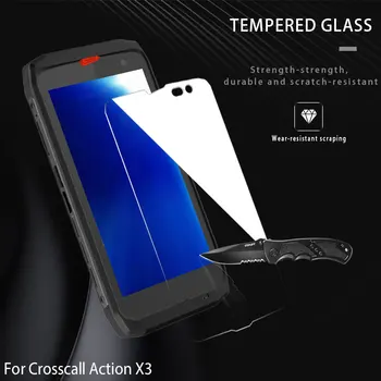 

2pcs Tempered Glass for Crosscall Action X3 Screen Protector for Crosscall Action X 3 9H Hard Explosion Proof Protective Film