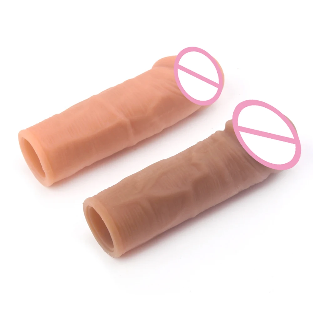 Yunman Силиконовые презервативы для увеличения мужского пениса расширитель рукава