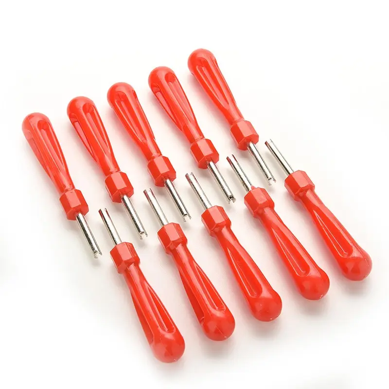 car-styling Slotted Handle Tire Valve Stem Core Remover Screwdriver Repair Install Tool 10Pcs | Спорт и развлечения