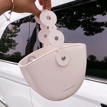 

PU Luxury Vintage Designer Women Bucket Bag Luxury Brand Handbags Soft Leather Flower Shoulder Bags Female Casual Crossbody Bags