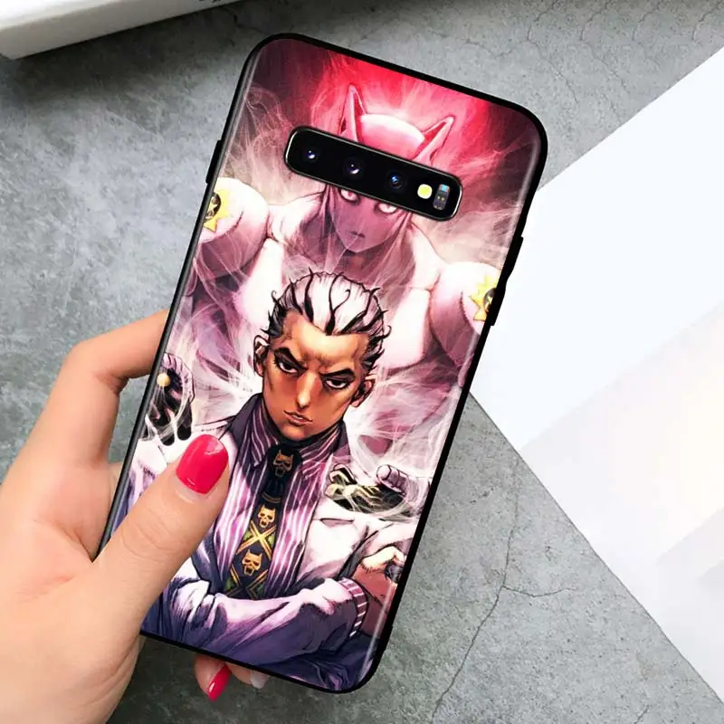 Anime JoJos Bizarre Adventure for Samsung Galaxy A52 A51 A72 A71 A32 5G A12 A21S A31 A41 A01 A02 Silicone Soft Black Phone Case silicone case for samsung