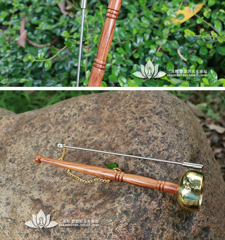 Pure copper musical instrument aid rituals and musical instruments lead out wooden fish good sound Buddhism