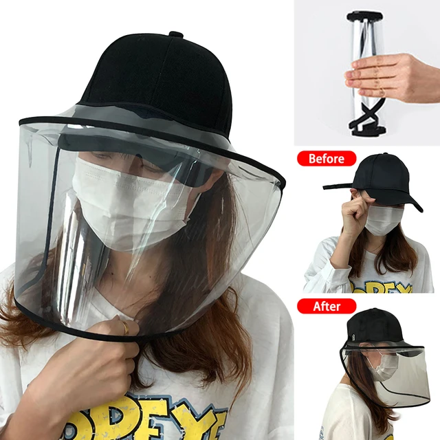 US $9.10  Antibacterial Antivirus Mask Covers Anti-spitting Protective Cap Outdoor Adjustable Dust-proof Full