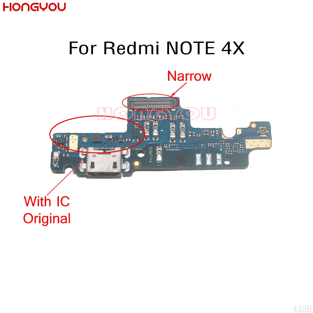 Оригинальная зарядная док-станция для Xiaomi Redmi Note 4X NOTE4X USB-разъем зарядки штекер
