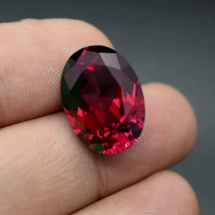 1PCS Wisdom and Guardian Stone 3A Mozambique Ruby Corundum Spinel Various Shapes Mosaic Jewelry Diy Pigeon Blood Red AAA 5-7MM