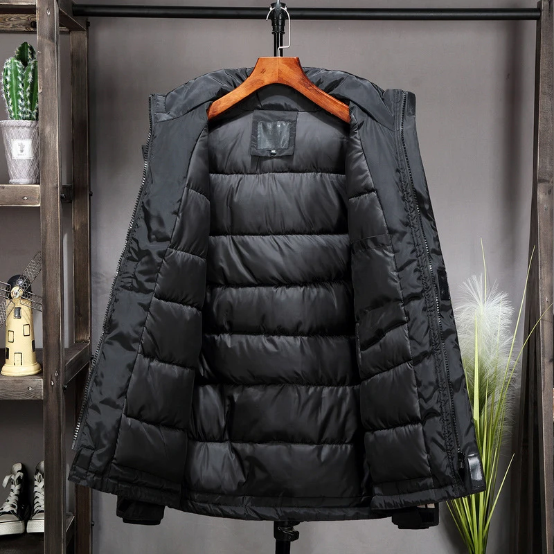 7XL 8XL 9XL размера плюс зимняя куртка мужская и женская с хлопковой подкладкой парка с капюшоном большого размера Свободный стиль ветрозащитное пальто более размера