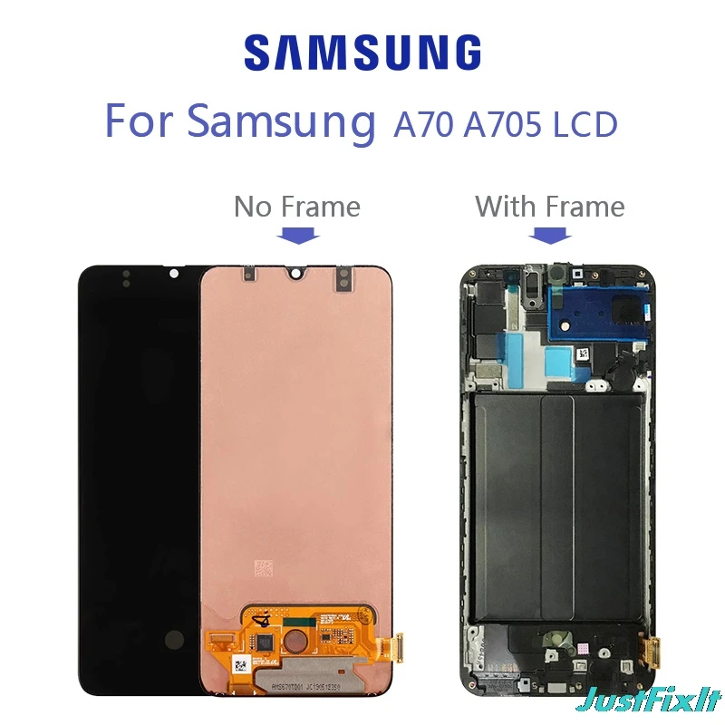 Супер AMOLED для samsung Galaxy A70 A705DS lcd A705 A705F SM-A705F ЖК-экран дигитайзер