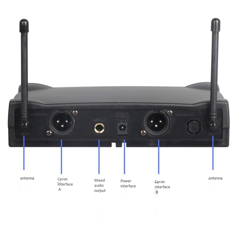 One for Two Wireless Microphone Two Handheld