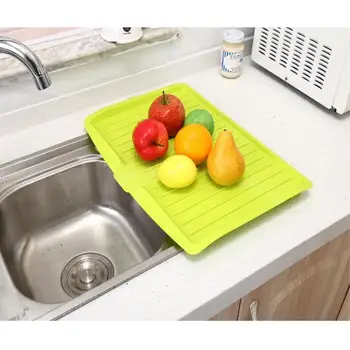 

Drain Tray Plastic Rectangular Rack Kitchen Drip Tray Fruit Tray Cutlery Filter Home Tool Storage Holders